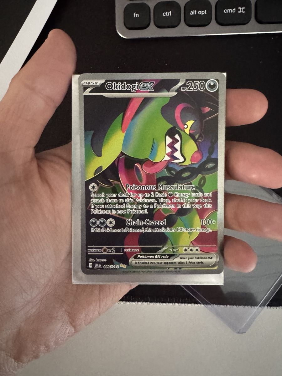 Pokémon Sammelbilder & Trading cards: Okidogi ex (super rare) – Neu (gemäss Beschreibung) aus Düdingen von noe_59gg