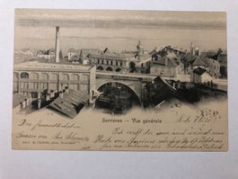 Ansichtskarte Serrieres Suchard Fabrik gelaufen 1903