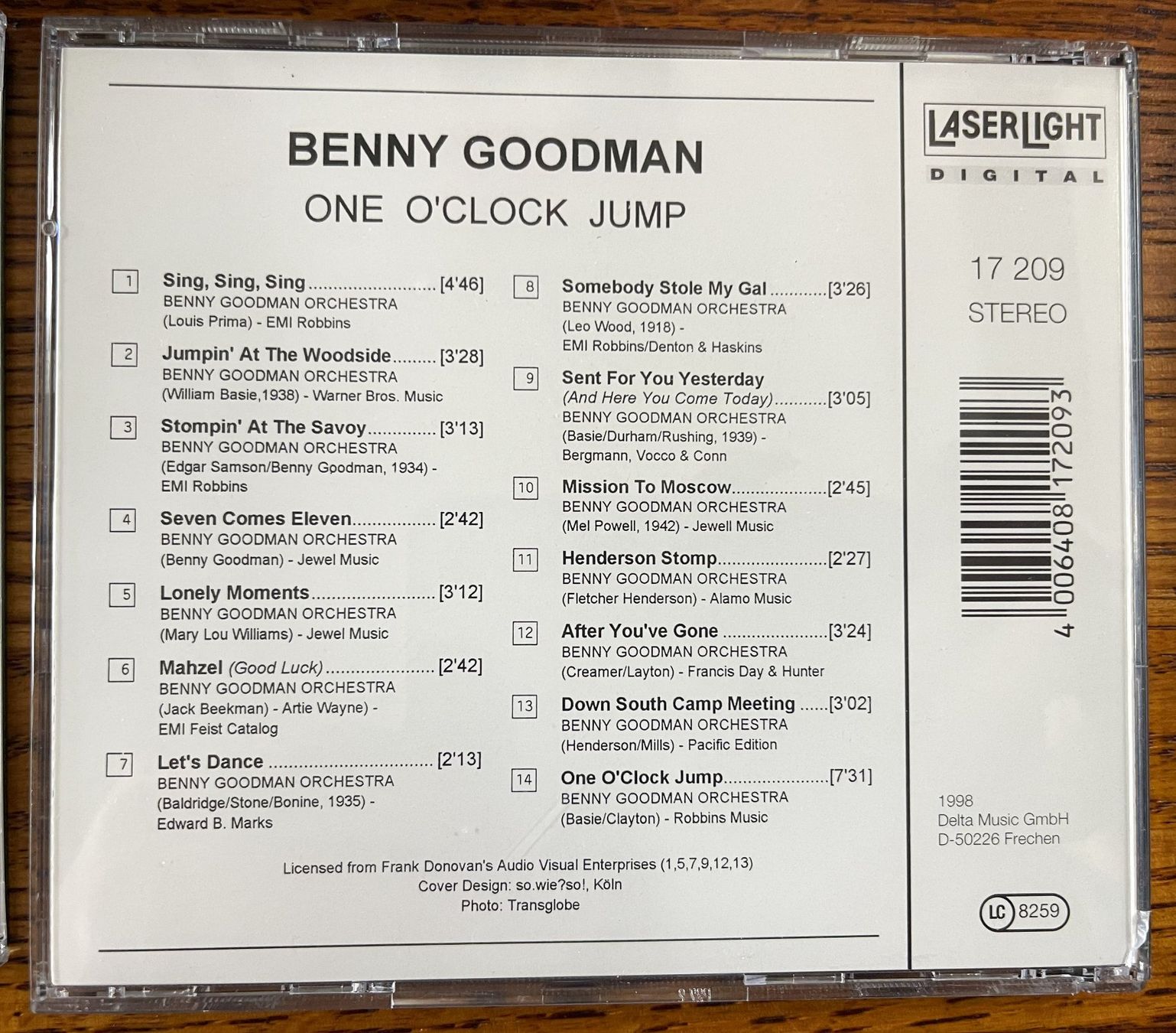 CDs: Benny Goodman: Body and Soul 2CD – Gebraucht aus Oftringen von Vucki 2
