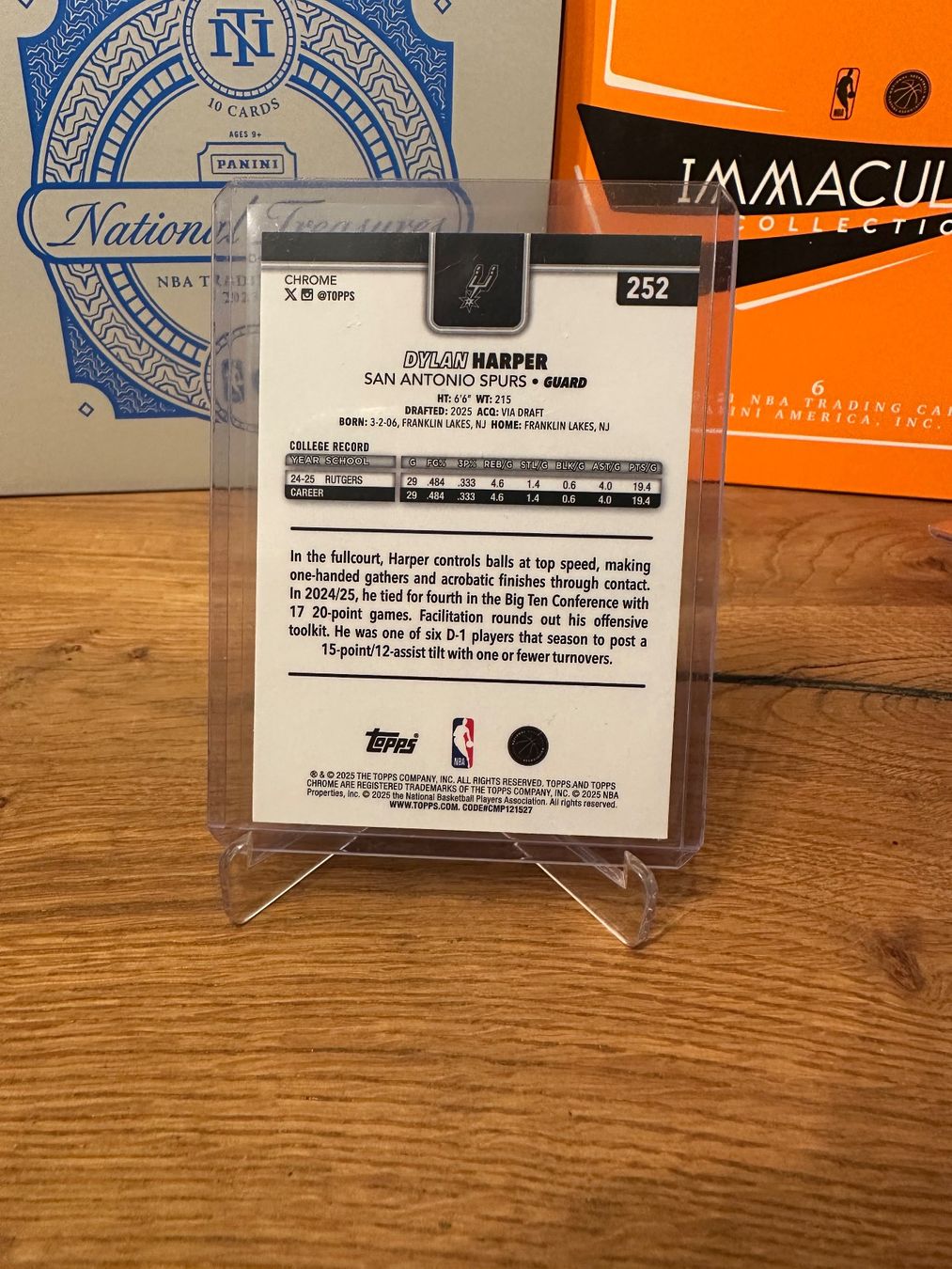 Nba Carte collezionabili: Carte basket Dylan Harper Topps Chrome – Usato da Vullierens venduto da Gaara04 1