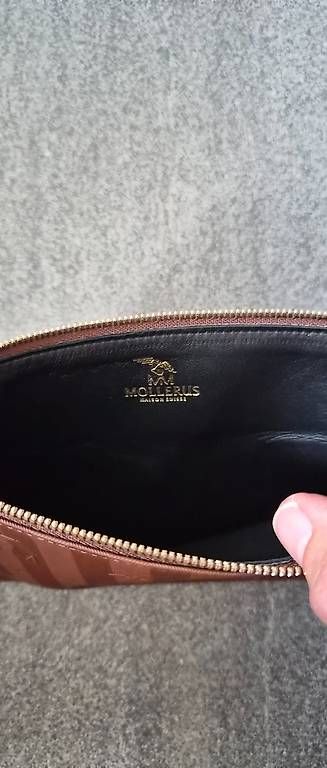 Maison Mollerus Custodie per cosmetici: Mollerus Kosmetiktasche braun – Nuovo (secondo la descrizione) da Dietikon venduto da Agiraffe 2