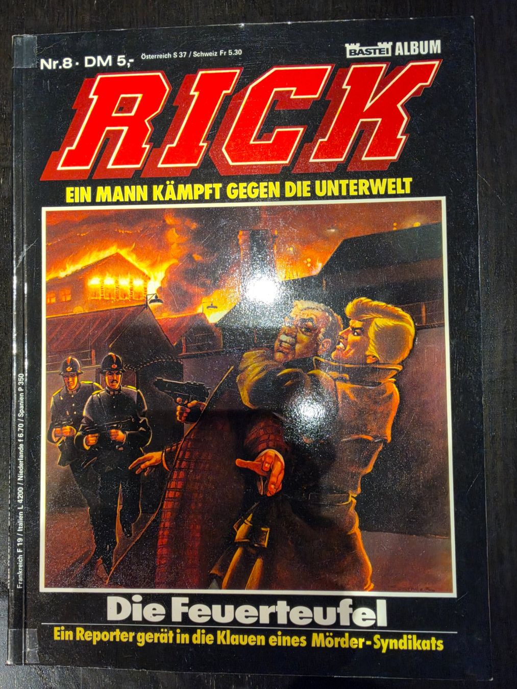 Fumetti: Comics: Rick - Ein Mann kämpft gegen die Unterwelt Nr. 8 – Usato da Flawil venduto da Nice_Time