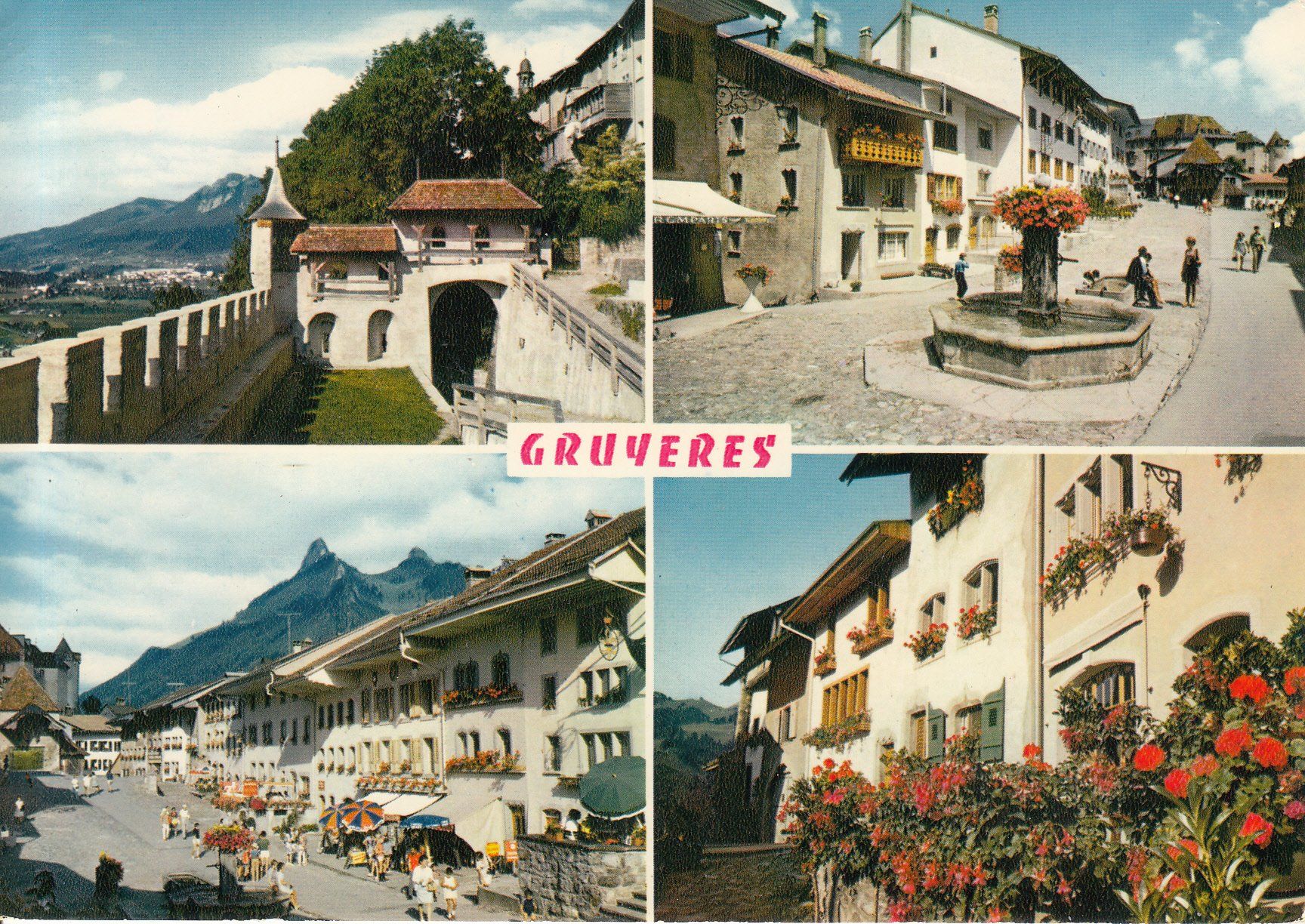 Cartoline postali: Gruyeres 1972 – Usato da Bürglen TG venduto da StampGraf