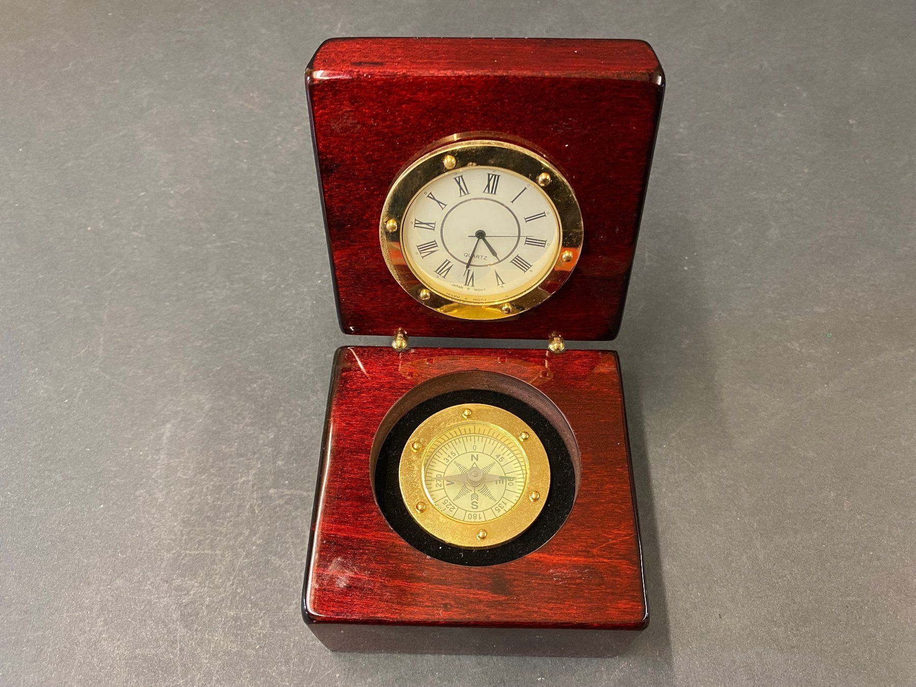 Orologi da terra & Orologi da parete: Uhr & Kompass, Home Office Deko Geschenk – Usato da Schaffhausen venduto da vintageworld 1