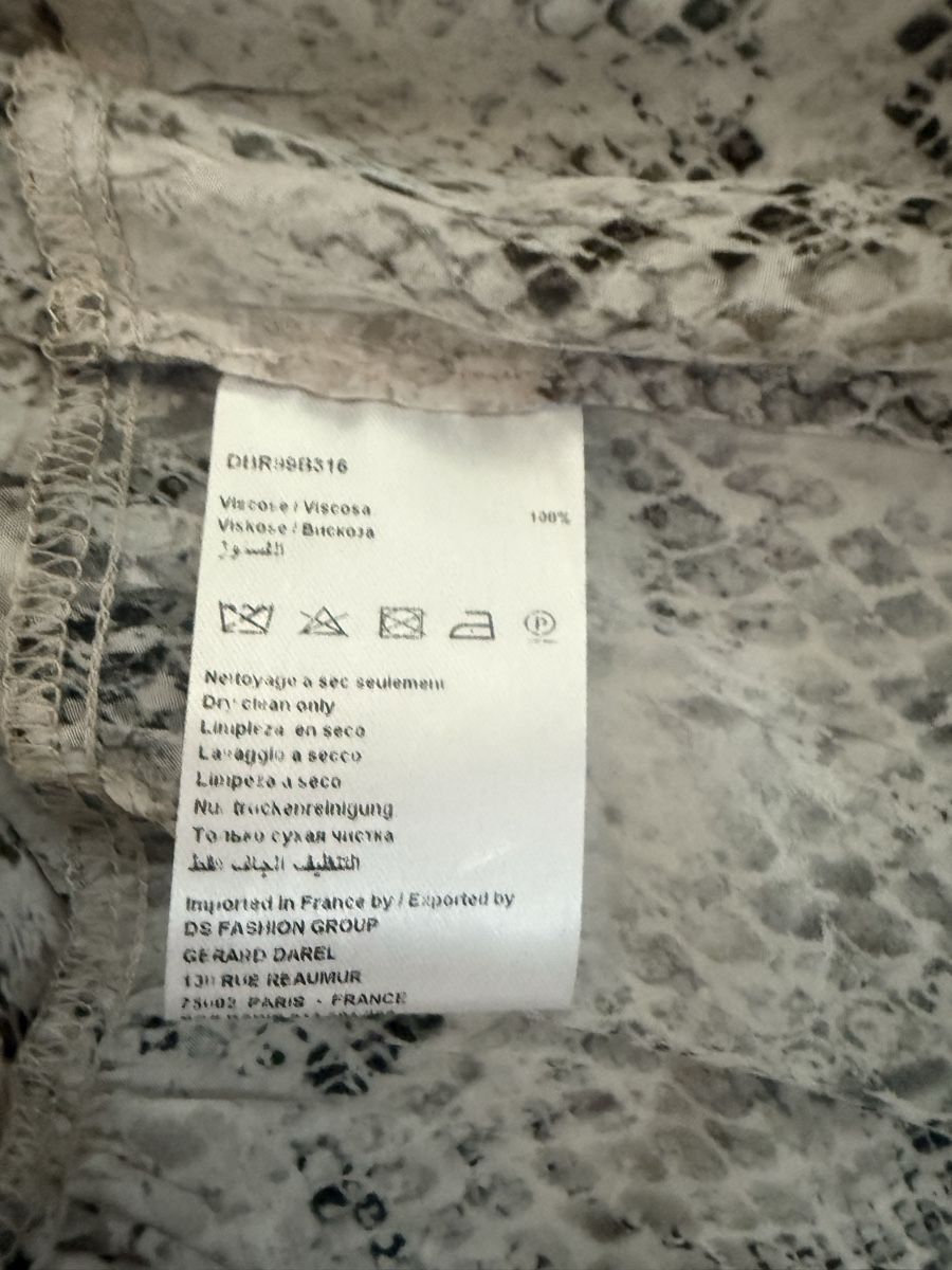 Gérard Darel Vestiti: Robe longue GERARD DAREL imprimé serpent taille 2 – Nuovo (secondo la descrizione) da Vernier venduto da DubasNicole 5