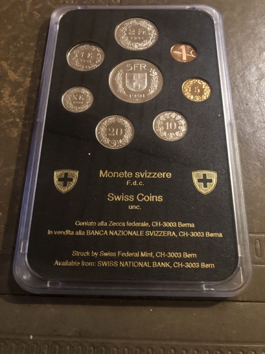Tutti le monete: Münzsatz 1991 – Nuovo (secondo la descrizione) da Mühlethal venduto da nyffeler2815