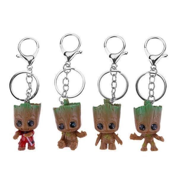 Schlüsselanhänger & - bänder: 4er Set Baby Groot Schlüssel-Anhänger – Neu und originalverpackt aus Diepoldsau von preisparadies-ch