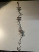 Weihnachtsdeko Engelskette Metall shabby chic Vintage Look