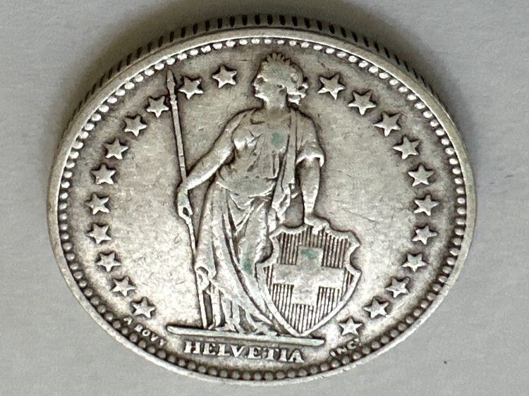 Alle Münzen: 2Fr, Silber 1901 – Gebraucht aus Erlach von gubbe1 2