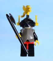 Lego Minifigur Schwarzer Ritter