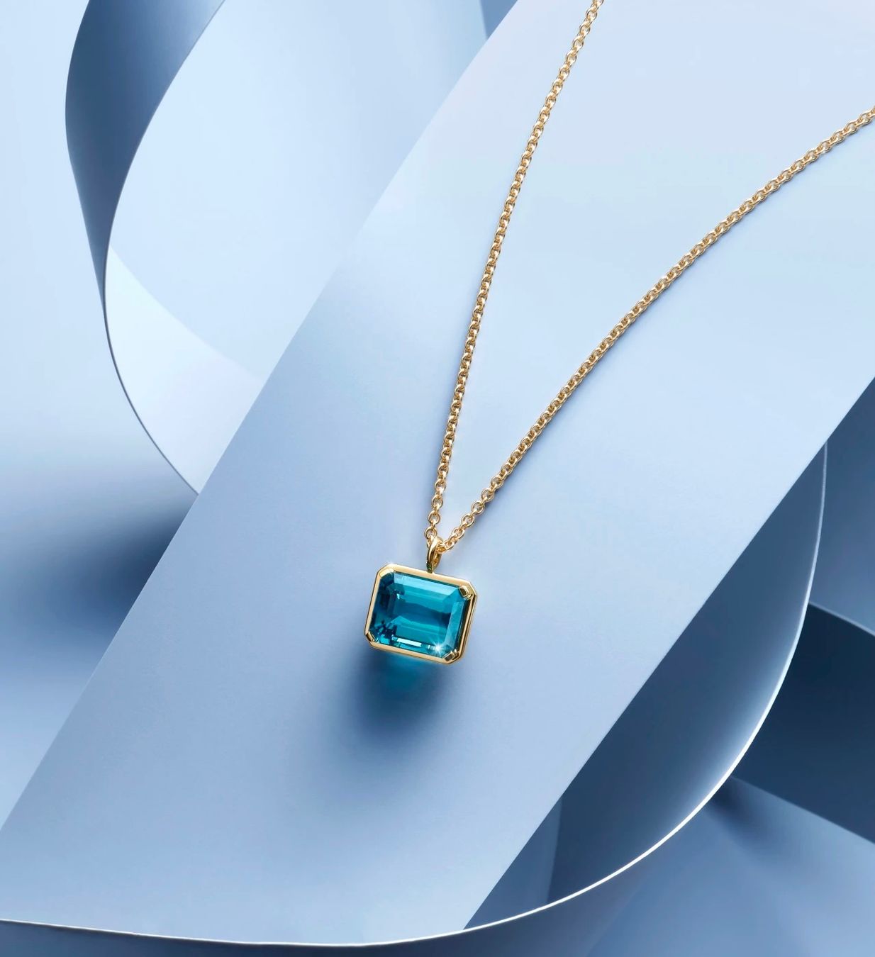 Bucherer Ketten: Bucherer Blue path indigolite tourmarine- unique – Neu (gemäss Beschreibung) aus Luzern von Sommer_26