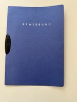 Bewerbungsmappe blau
