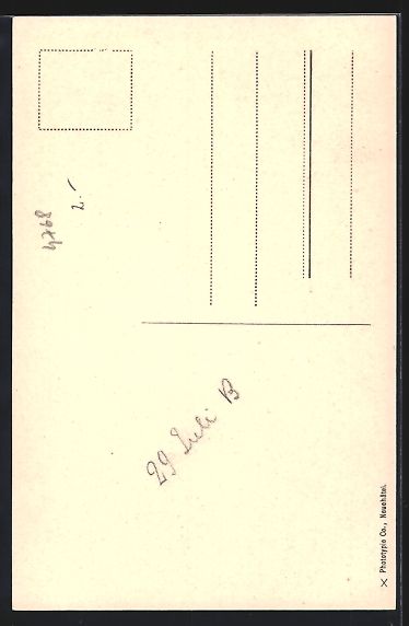 Cartoline postali: AK Neuchatel, Maison des Halles – Usato da Berlin venduto da bartko-reher 1