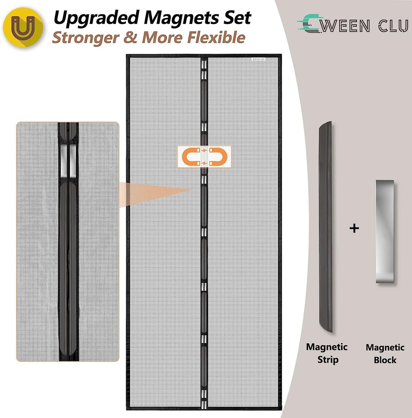 Altro per la casa: Fliegengitter Tür Magnet 100x210cm – Nuovo e nell'imballaggio originale da Nuglar venduto da SaleRitter 3
