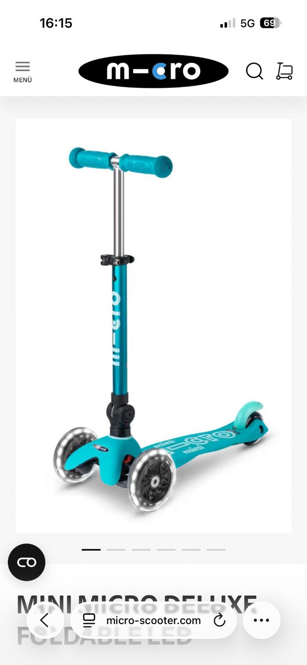 Micro Fahrzeuge für Kinder: Roller Kinder Trottinett – Neu (gemäss Beschreibung) aus Roggwil TG von Flohmarkt_Lupo 1