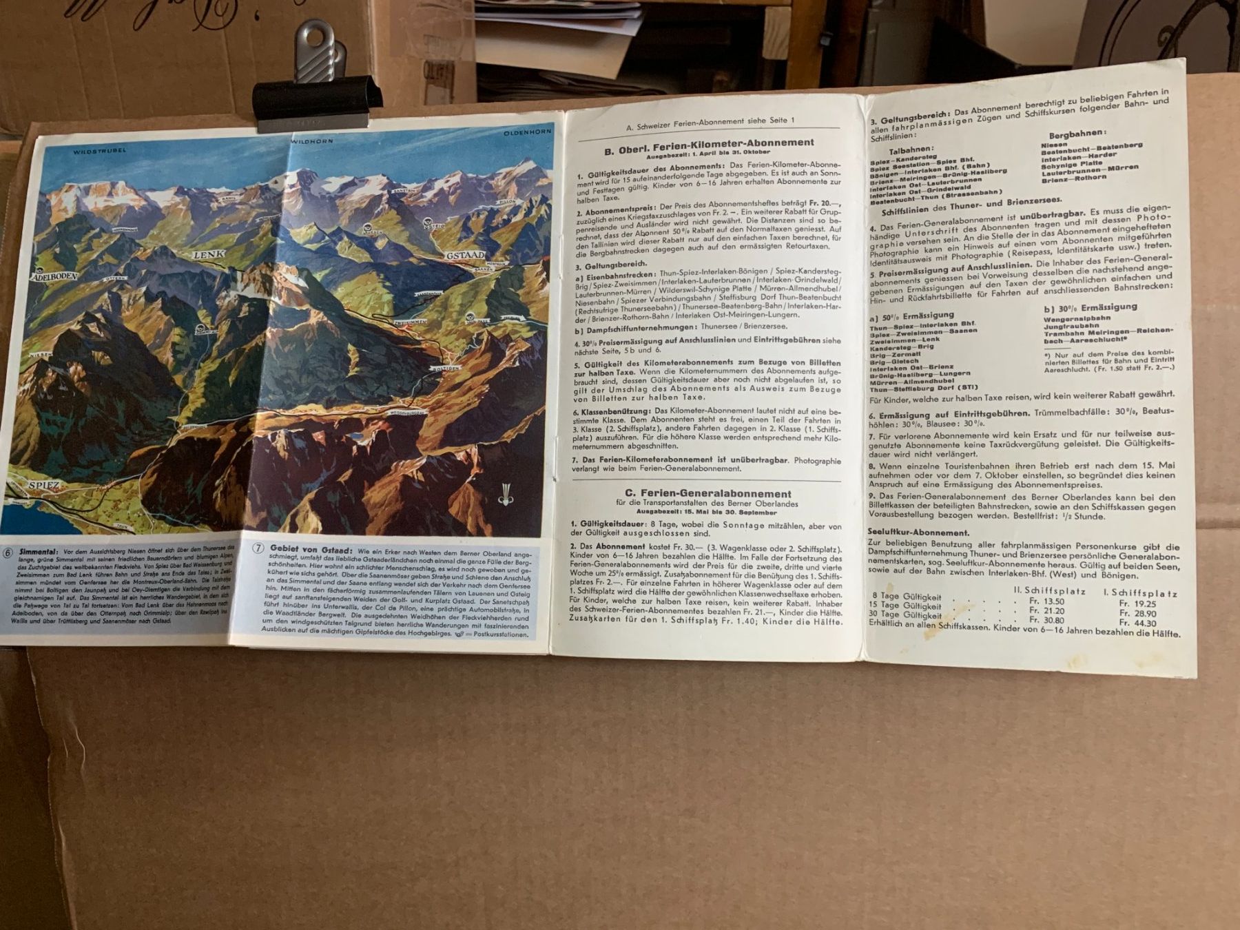 Cartoline postali: Berner Oberland - Dépliant – Usato da Sorengo venduto da 74in 3