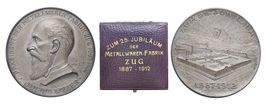 Zug, Silbermedaille 1912, Julius Weber, Metallwaren