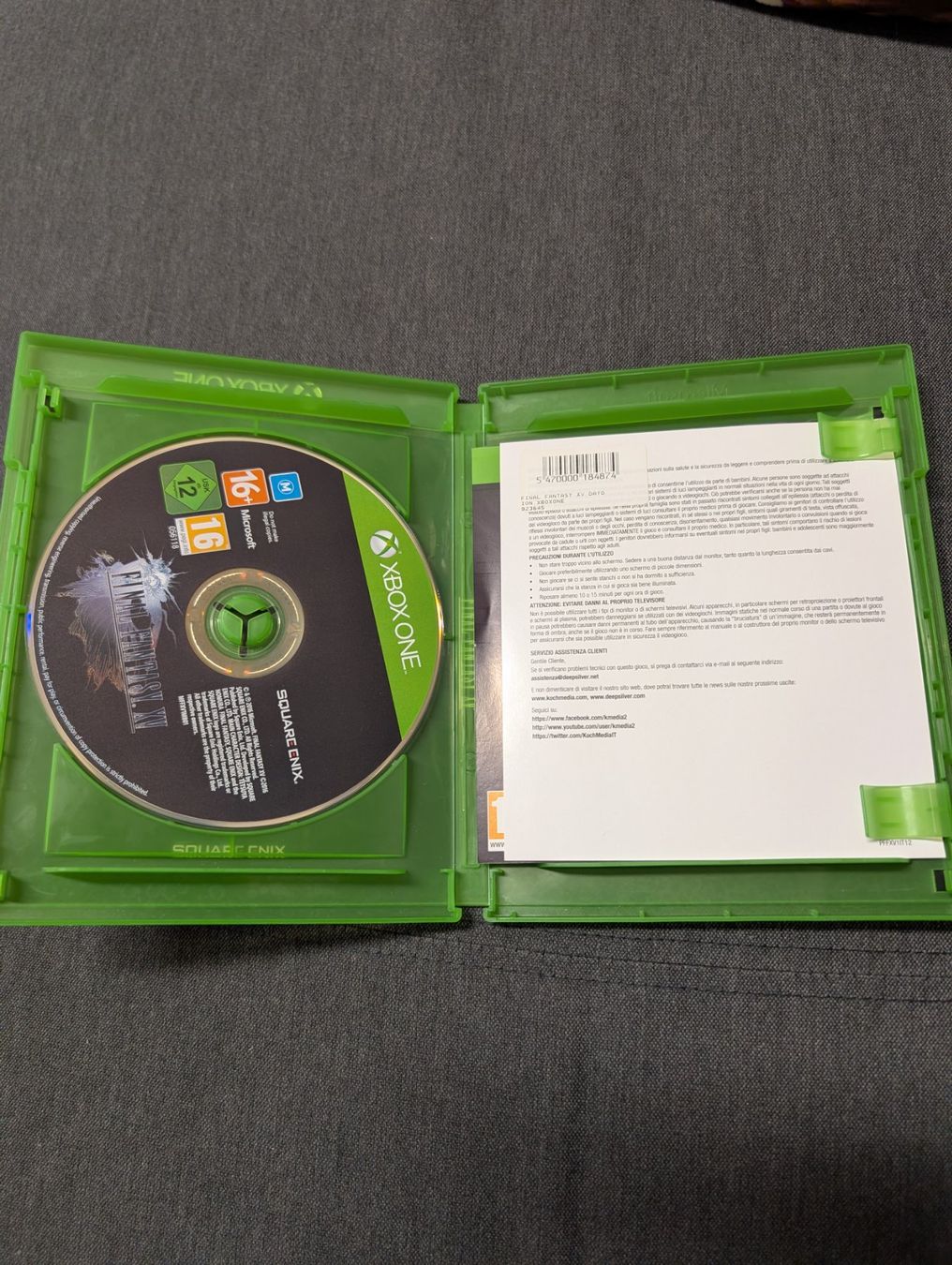 Giochi: Final fantasy XV Microsoft Xbox one/series x – Usato da Giubiasco venduto da Ticinerd 2