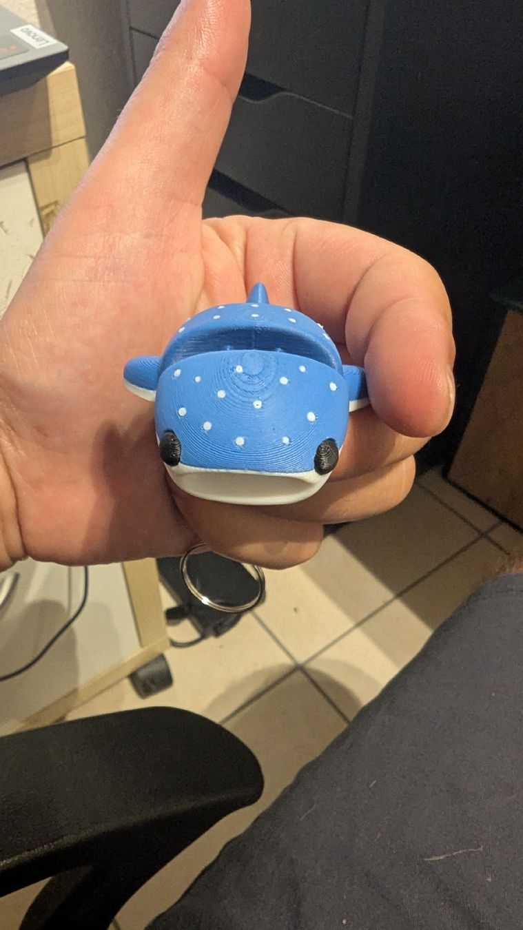Portachiavi: 3D Printed Articulating Whale Shark Keychain - Blue! – Nuovo e nell'imballaggio originale da Wittinsburg venduto da Brato4452 3