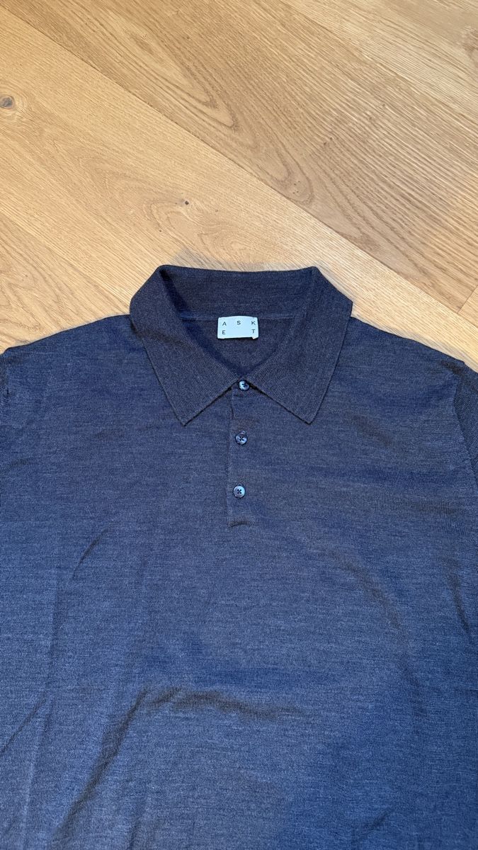 Magliette Polo: Charcoal polo made from merino wool. – Nuovo (secondo la descrizione) da Oetwil am See venduto da LennC 1