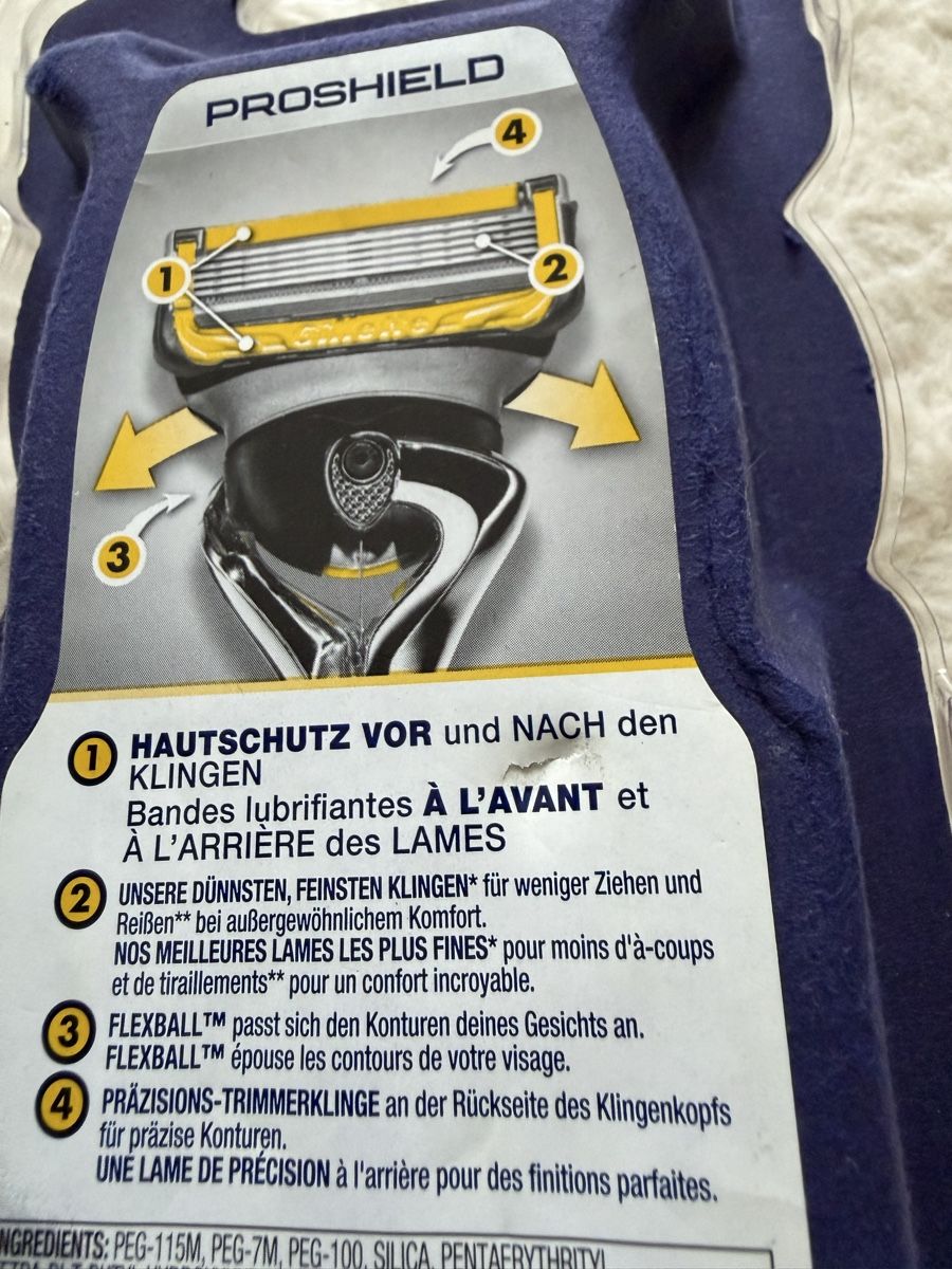 Gillette Rasierapparate & Rasierklingen: Gillette Fusion Proshield neu! – Neu und originalverpackt aus Zug von specki5 4