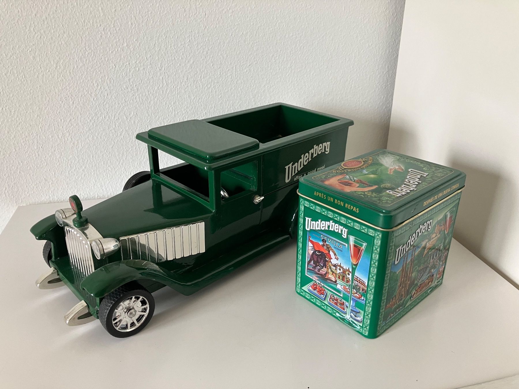 Opel Modellini d'auto: Underberg Oldtimer mit Blechdose – Nuovo (secondo la descrizione) da Zürich venduto da Kue_Zuerich
