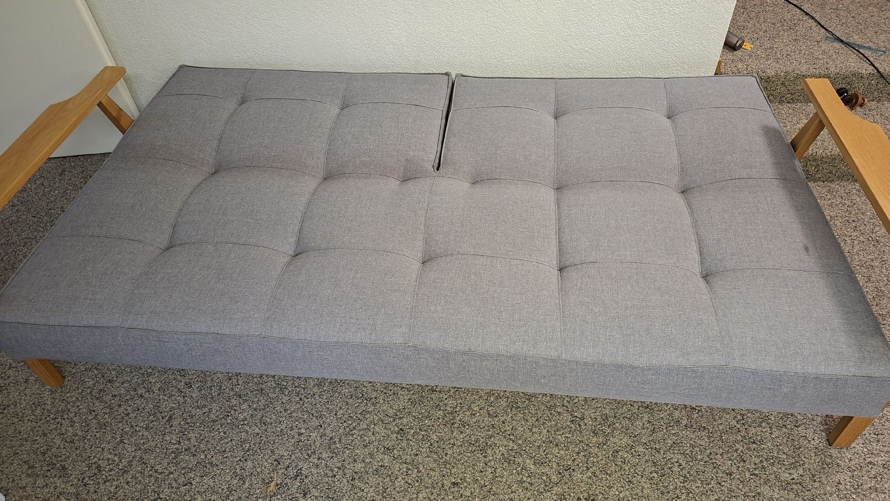 Sofas: Designer-Schlafsofa (Splitback Frej) mit Stoffbezug grau – Gebraucht aus Langenthal von Joost81 1