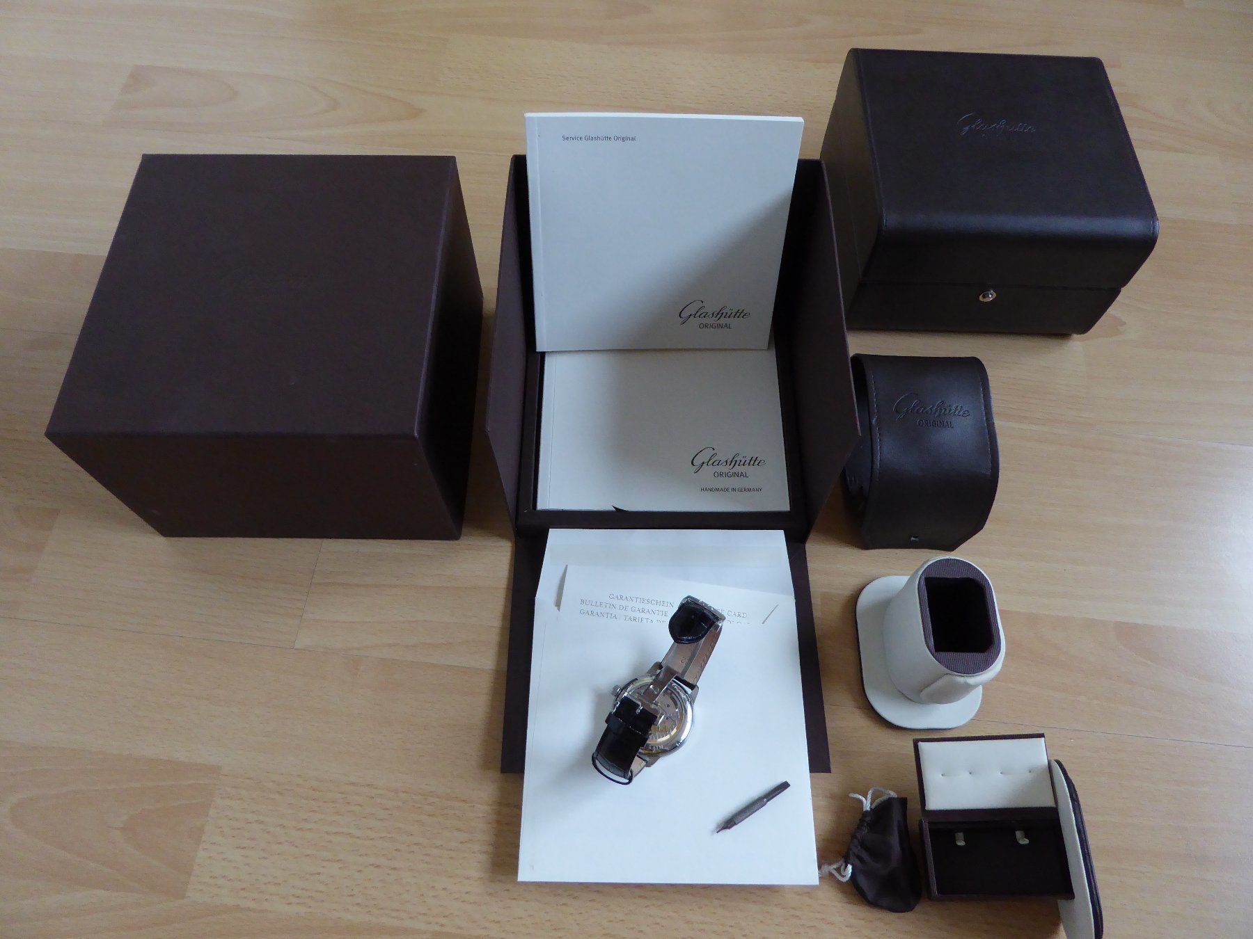 Glashütte Orologi: Glashütte Original Senator Panorama Datum – Nuovo (secondo la descrizione) da Ramlinsburg venduto da Verlenga 5