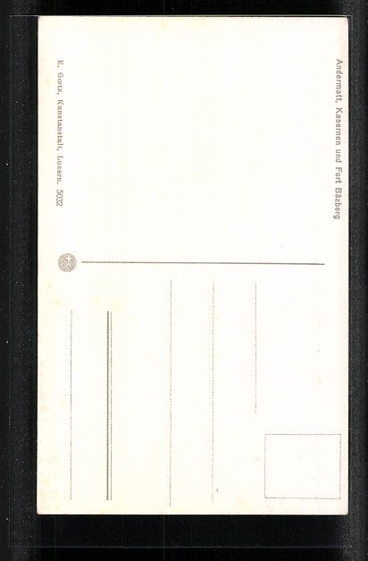 Cartoline postali: Andermatt /Gotthardstrasse, Kasernen und – Usato da Berlin venduto da bartko-reher 1