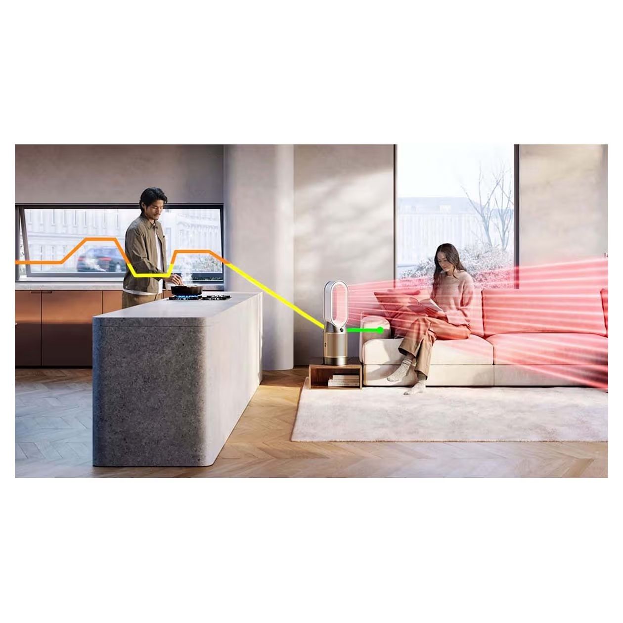 Dyson Purificatori d'aria: Neu: Dyson Purifier Hot+Cool HP2 De-NOx HP12 – Nuovo e nell'imballaggio originale da Zürich venduto da lomali 1