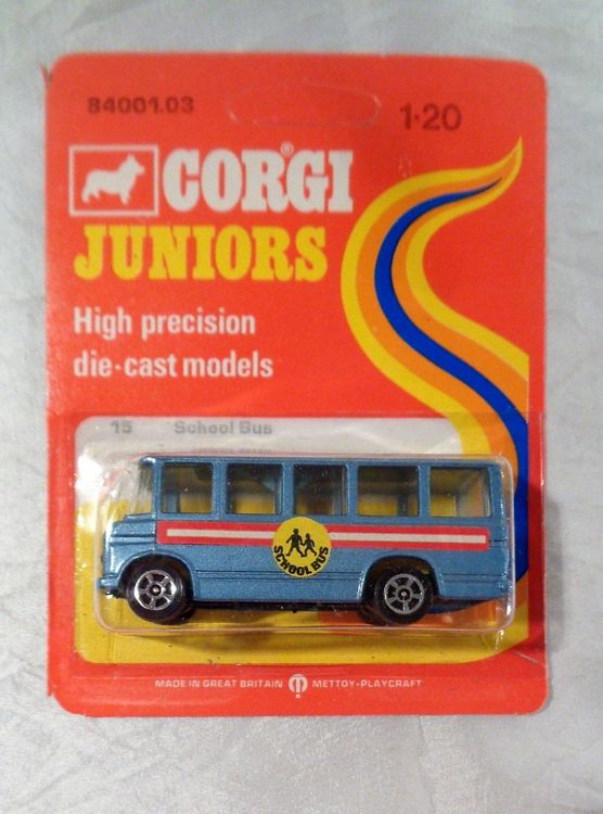 Corgi Juniors ©1973 - School Bus / Neu + ungeöffnet 1