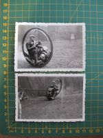 Deux photos d'une moto-roue