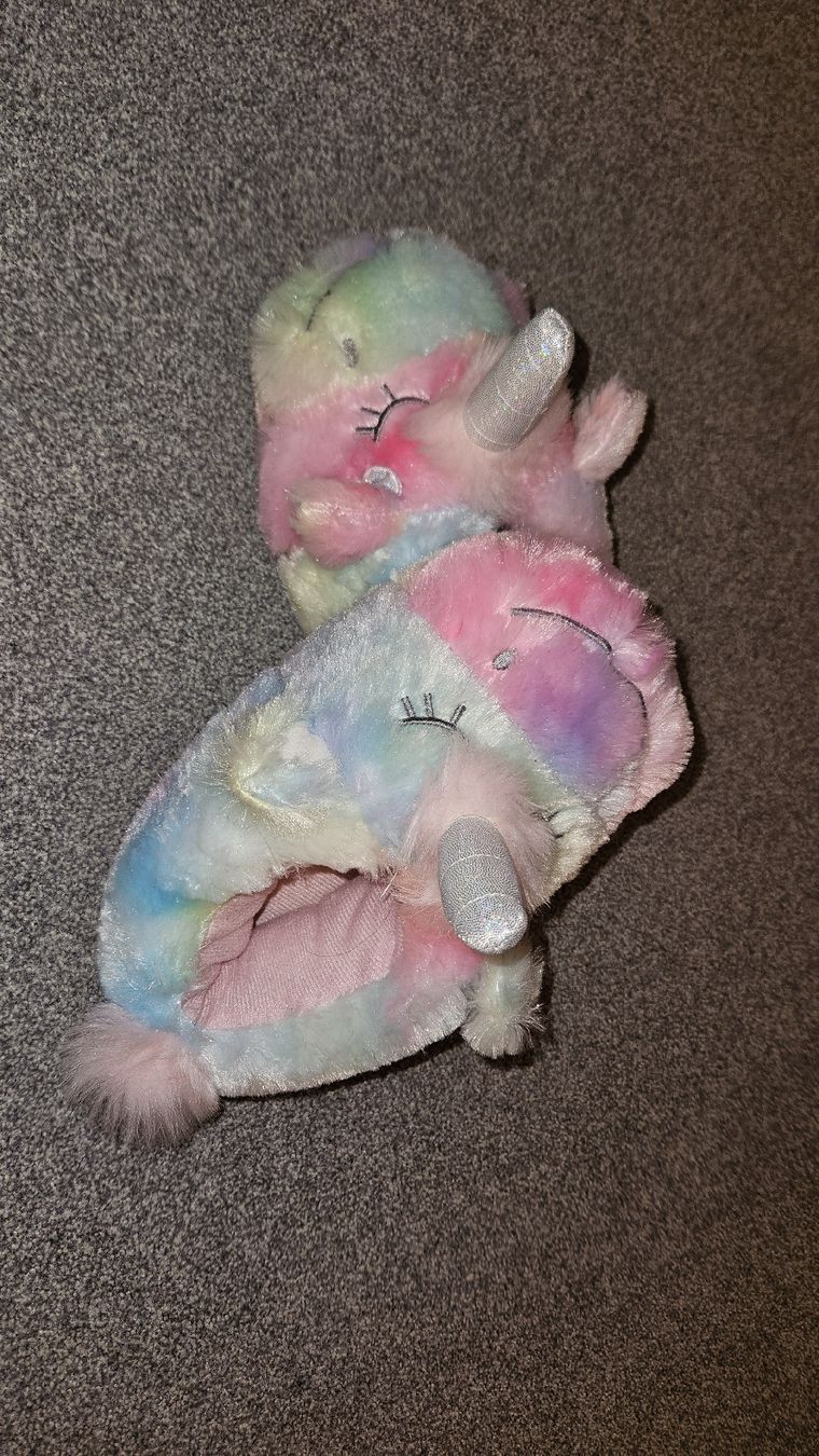 Herrenschuhe: Einhorn-Hausschuhe – Neu (gemäss Beschreibung) aus Sax von Kieselstei 1