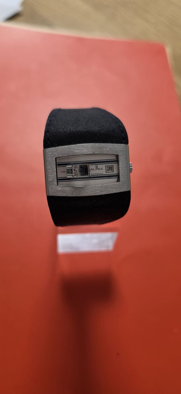 Omega Uhren: VINTAGE ALPHA JUMP HOURS AUTOMATIC MEGA RAR – Gebraucht aus Neftenbach von Taschen-Uhren 7