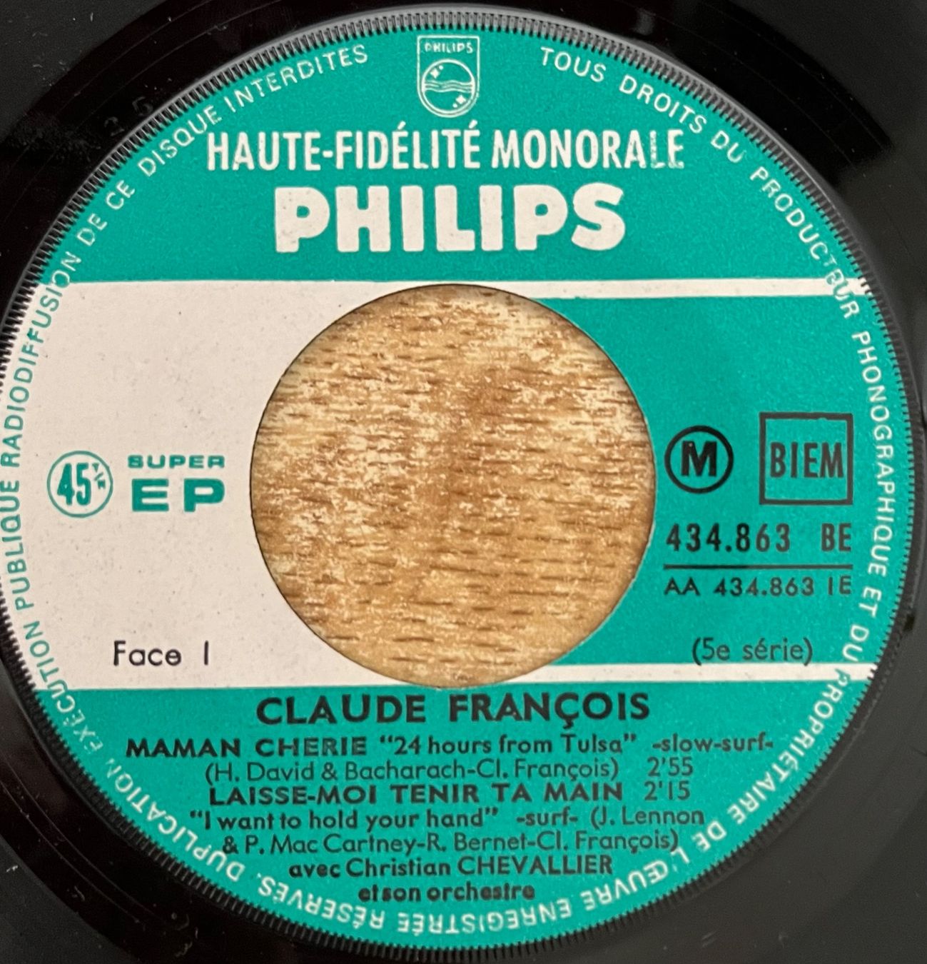 Dischi in vinile: CLAUDE FRANÇOIS - MAMAN CHÉRIE – Usato da Bussigny venduto da vinyl-pas-cher 2