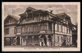 AK Herzogenbuchsee, Hotel und Restaurant Bahnhof von Hans Th