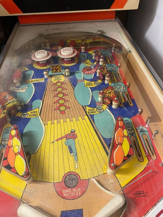 Flipper Gottlieb D'occasion, Modèle Vintage à Restaurer Ou Pour Pièces