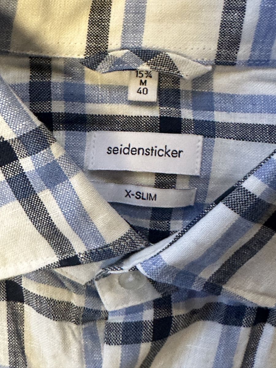 Camicie: 2x Seidensticker Leinenhemd 40/ extra-slim fit – Usato da Luzern venduto da Stefr 1