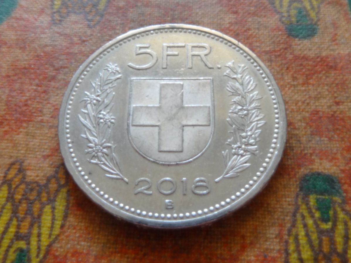 Tutti le monete: 5 Fr. 2018 – Usato da Romanel-sur-Lausanne venduto da Swift13