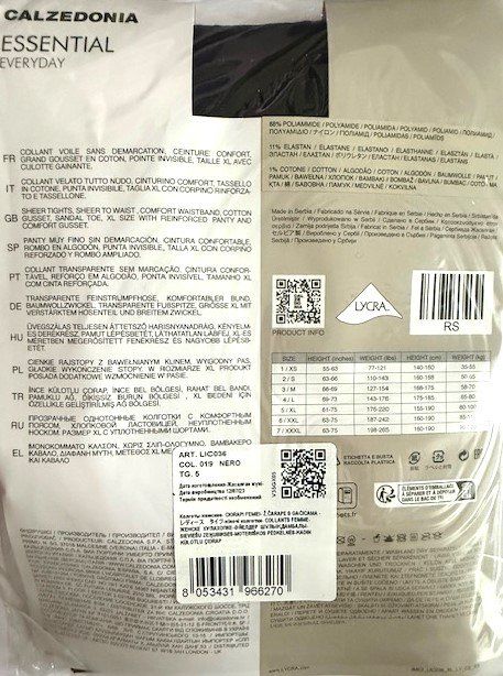 Calzedonia Calze & Collant: Strumpfhose Calzedonia Essential Tights – Nuovo e nell'imballaggio originale da Menziken venduto da ABA60 1