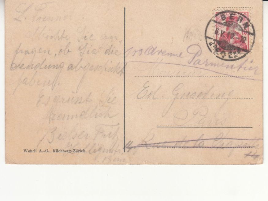 Cartoline postali: Bern 1910 – Usato da Bürglen TG venduto da StampGraf 1