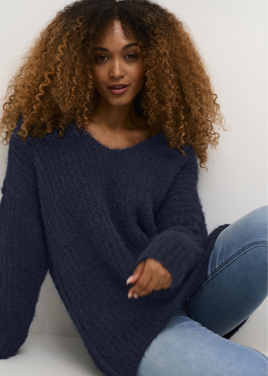 Replay Maglioni & Felpe: Damen Pullover V-Ausschnitt Replay Navy mit Taschen M – Nuovo (secondo la descrizione) da Zumikon venduto da NG1979 2