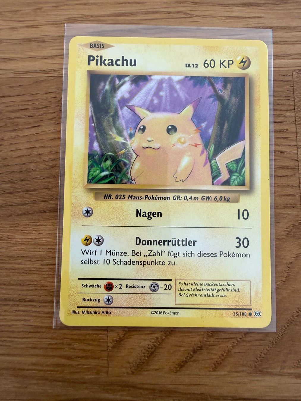 Pokémon Sammelbilder & Trading cards: Pikachu 35/108 – Gebraucht aus Amriswil von sim_nlb6