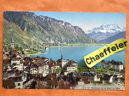Alte Ansichtskarte Montreux, Genfersee, Vintage Karte JJ74