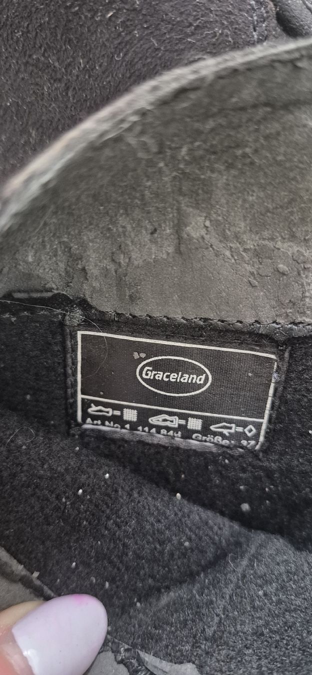 Graceland Scarpe da donna: Schwarze Winter Stiefel mit Keilabsatz, Grösse 37 – Usato da Aesch BL venduto da Moni1211 4