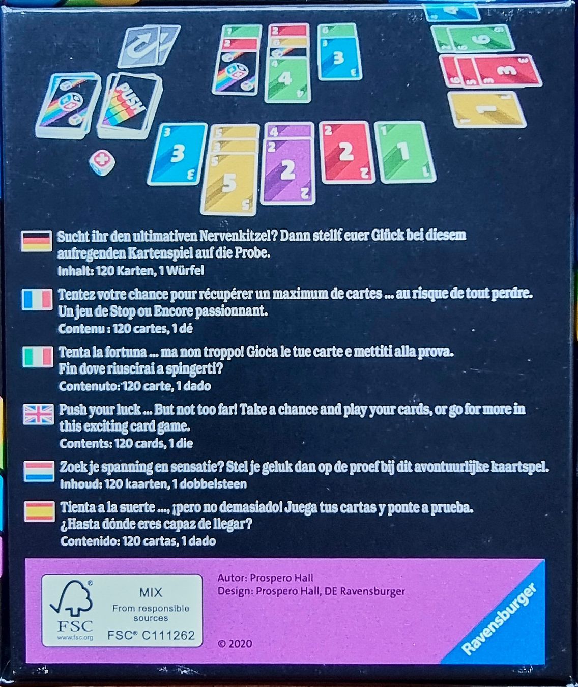 Ravensburger Giochi: Push, das Kartenspiel – Usato da Winterthur venduto da Frog1 3