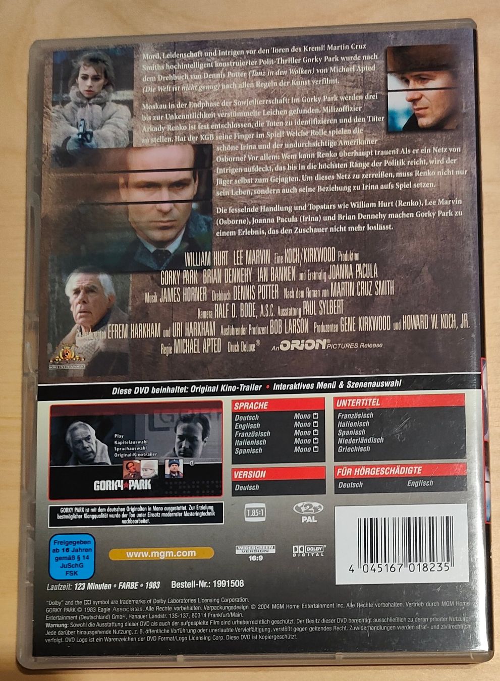 Alle DVDs: DVD Gorky Park mit William Hurt – Gebraucht aus Heerbrugg von sve_p826 1