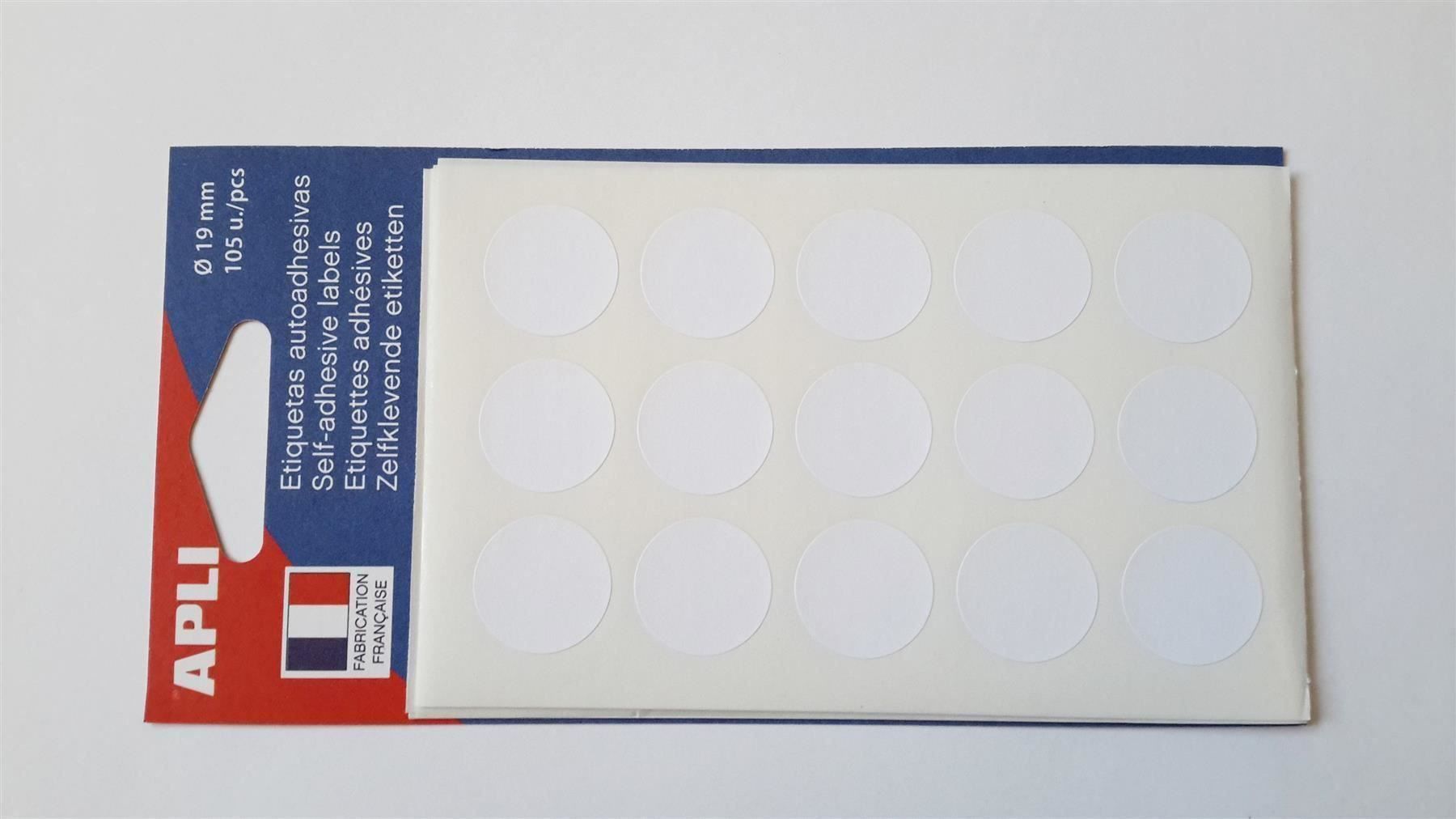 Sticker: Markierungspunkte, weiss, 19mm, 105 St. – Nuovo e nell'imballaggio originale da St. Gallen venduto da cointec 3