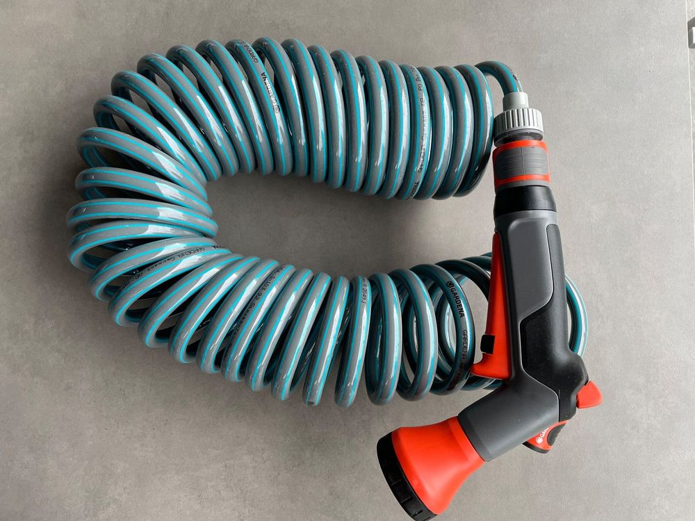 Gardena Spiralschlauch 10 Meter mit Brause Kaufen auf Ricardo