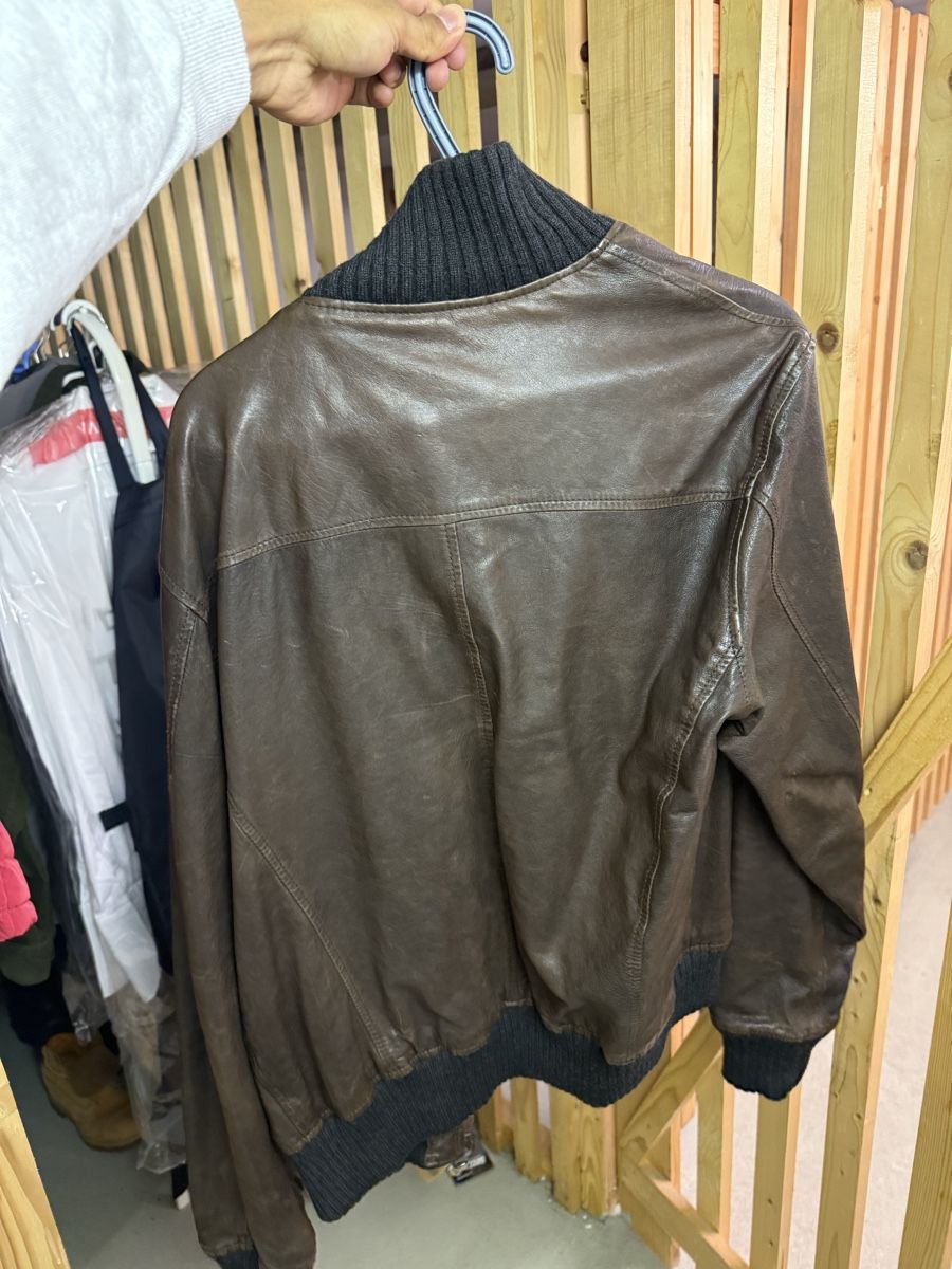 Giacche: Brown Leather Jacket Garrett Size 54 – Usato da Zürich venduto da sunnykickz 1